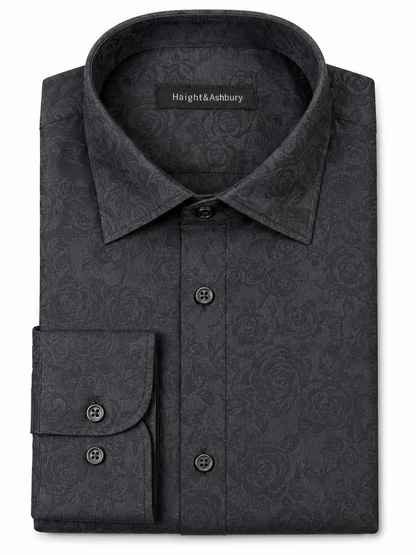 [41749-SIYAH] TONAL CEREMONY DRESS SHIRT