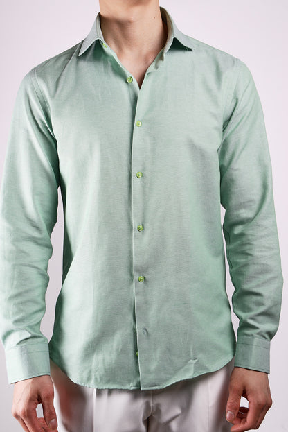 Euro Birdseye Dobby Ls Shirt