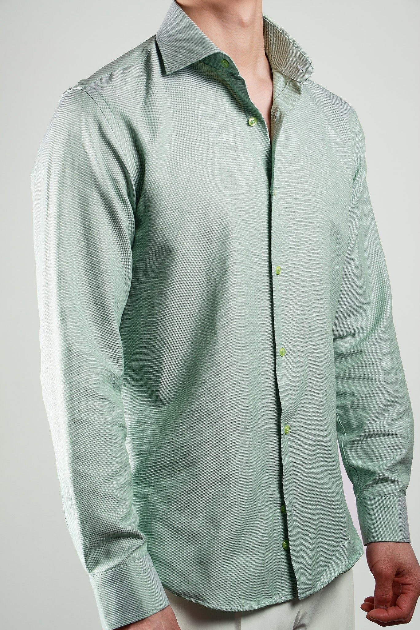 Euro Birdseye Dobby Ls Shirt