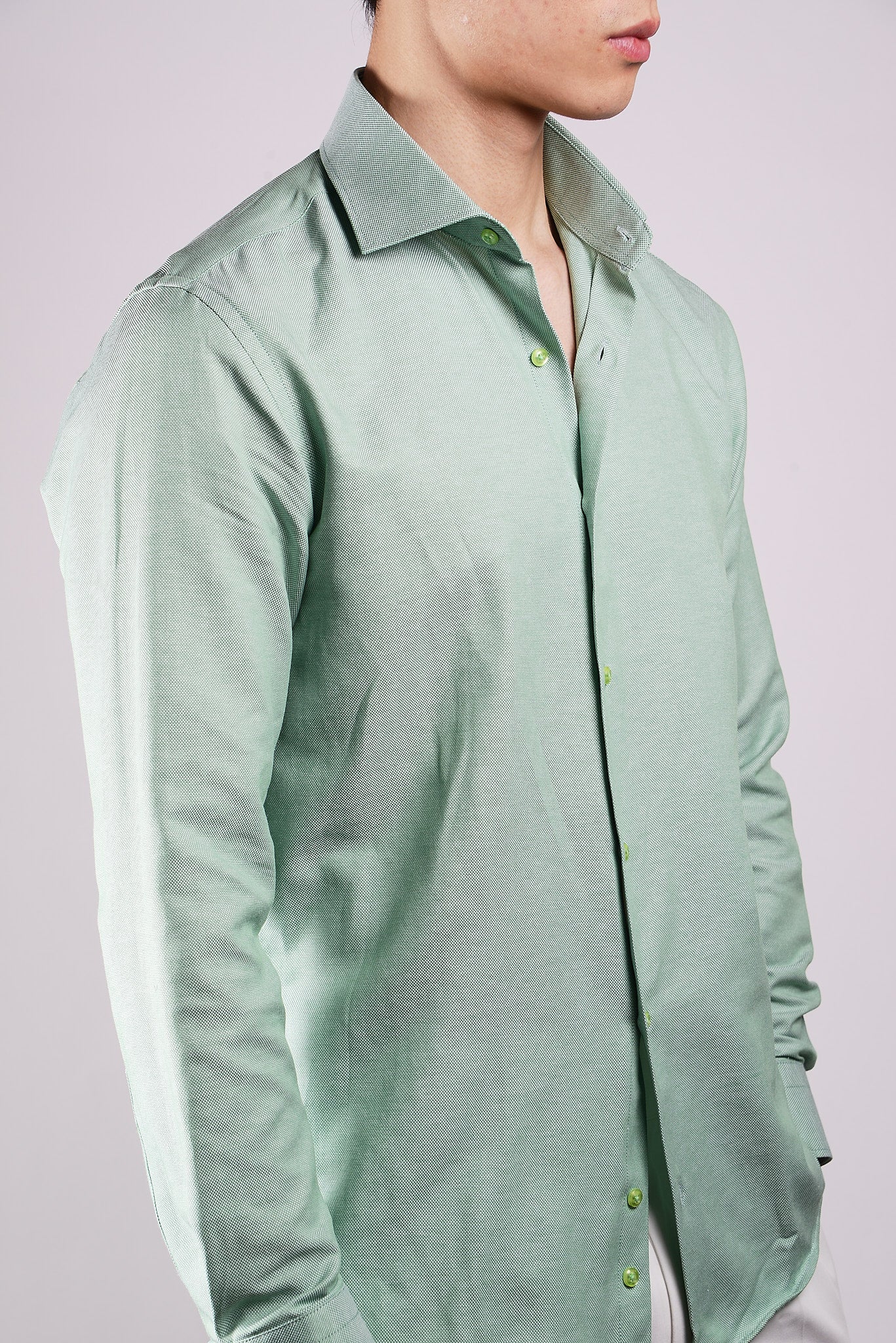 Euro Birdseye Dobby Ls Shirt
