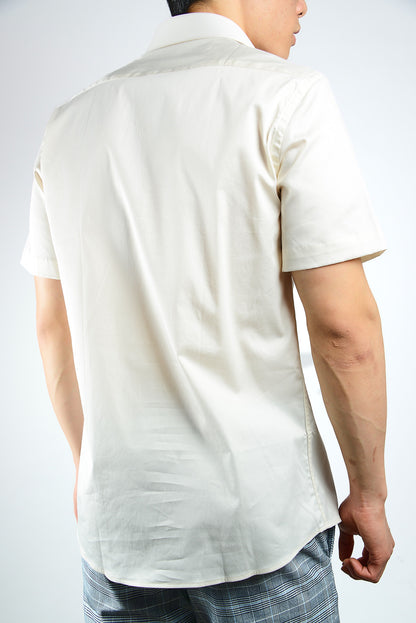 [48006-23] DT SOLID SS DRESS SHIRT