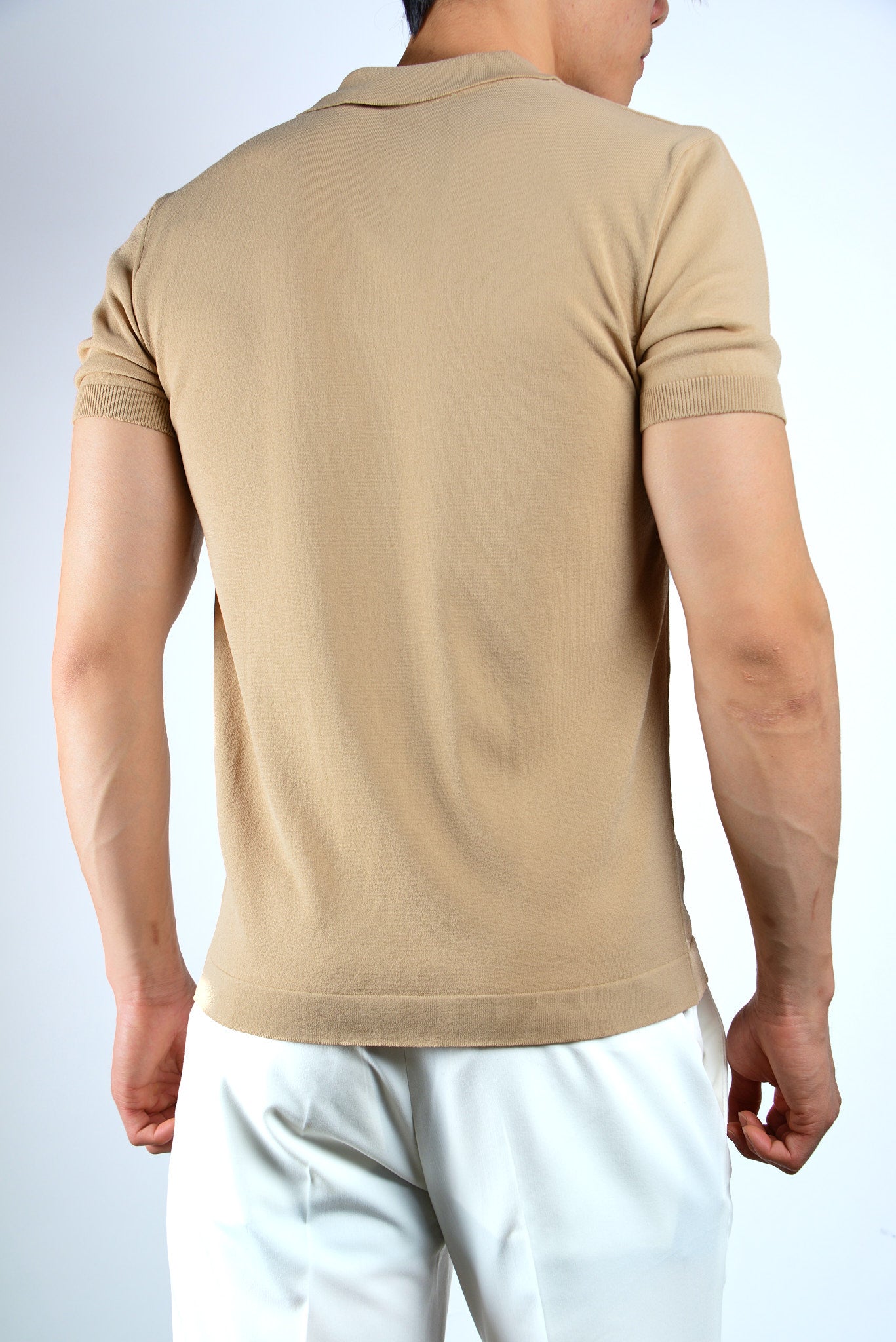 S/S Textured Modern Polo