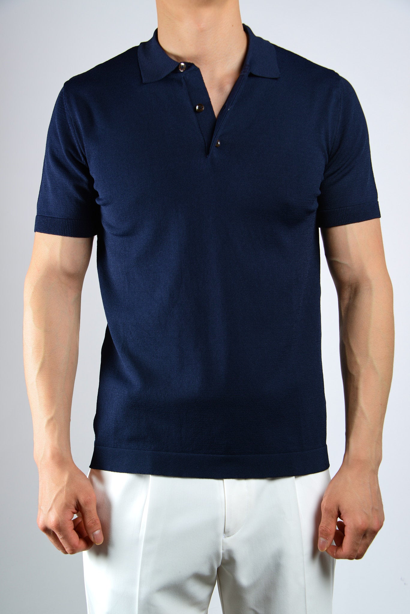 S/S Textured Modern Polo