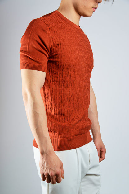 S/S Textured Crew Shirt