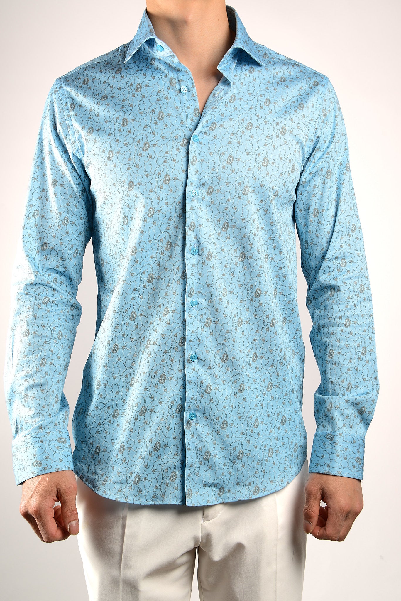 EURO SATEEN LS SPORT SHIRT