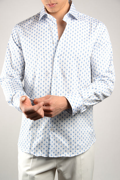 EURO SATEEN LS SPORT SHIRT