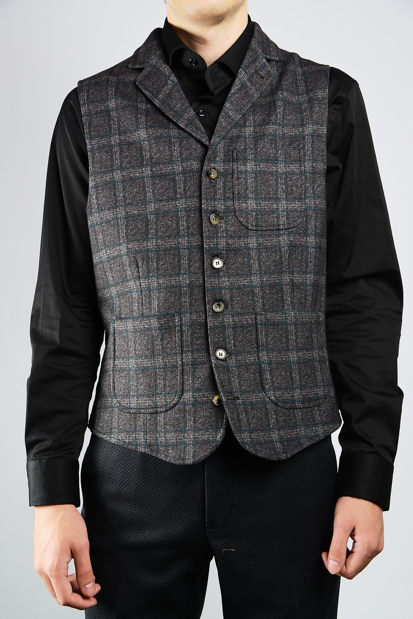 Hampstead Multi Check Soft Touch Waistcoat