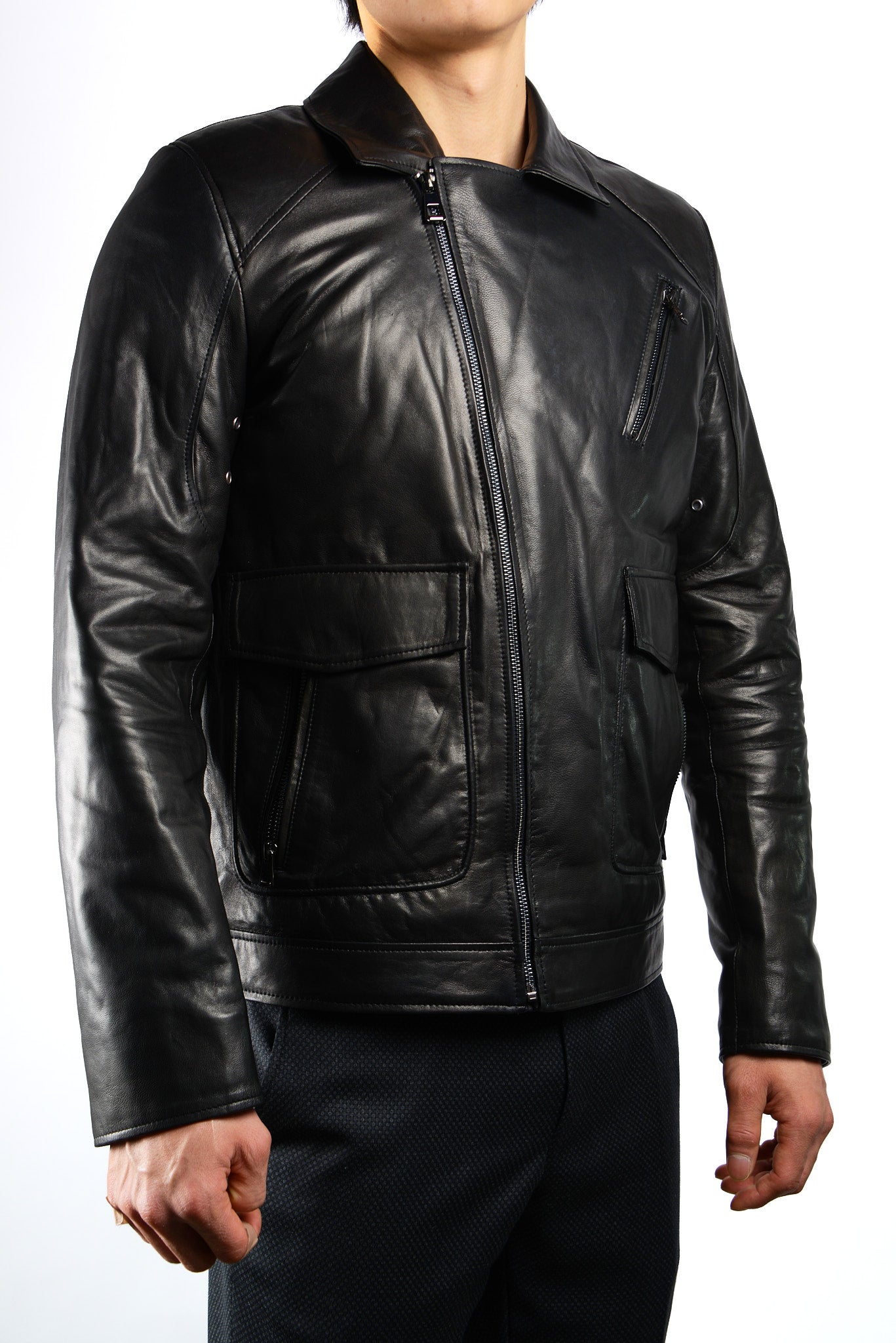 Holloway Biker Leather Jacket
