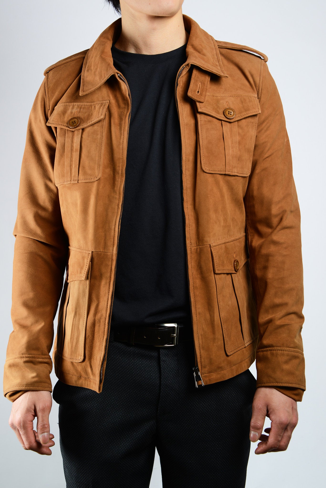 Holloway Patch Pocket Suede Jacket