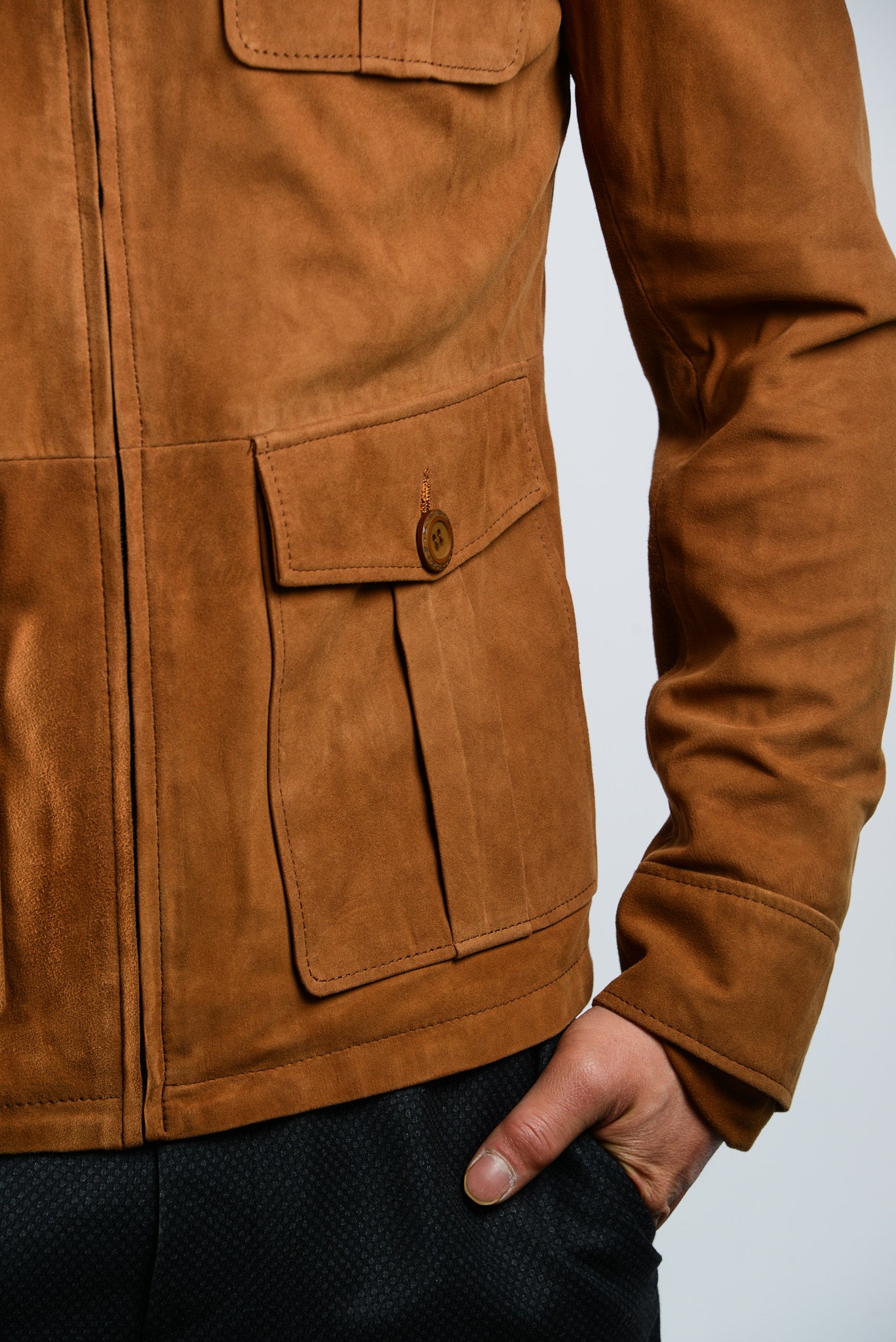 Holloway Patch Pocket Suede Jacket