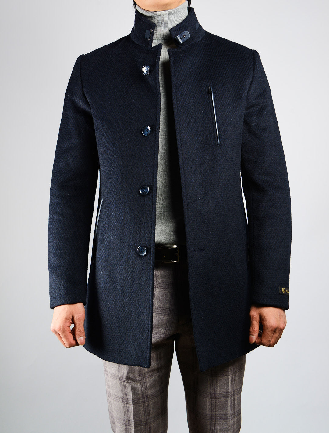 Preston Lux Tweed Cadet Collar Coat