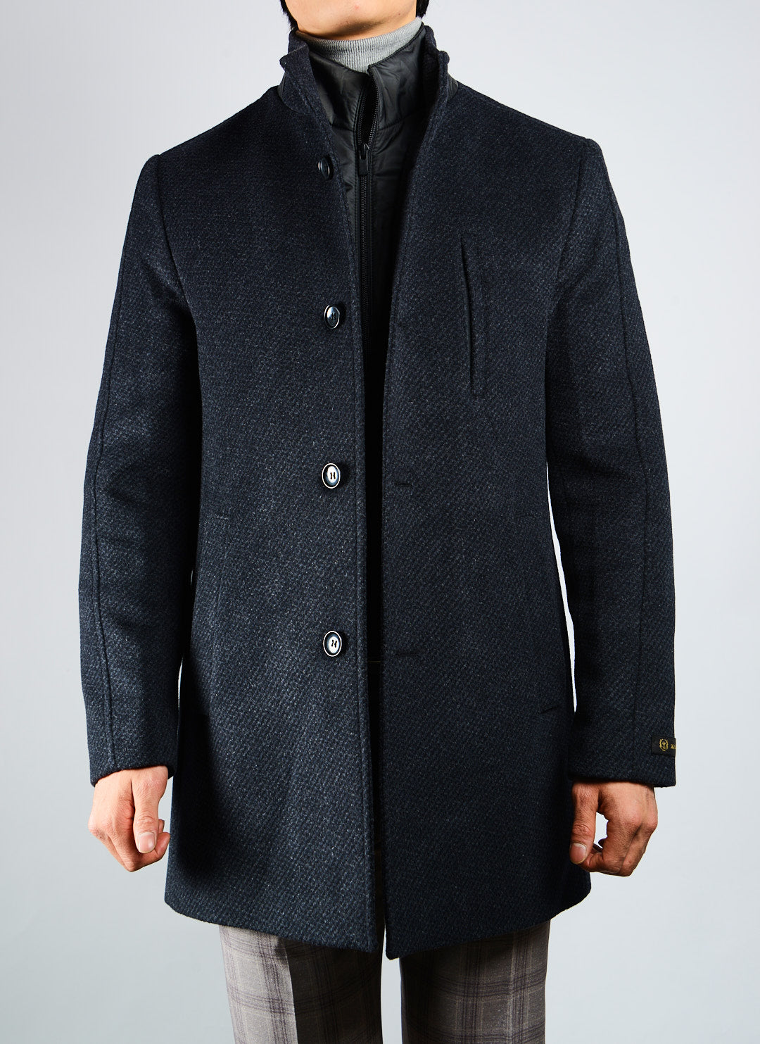 Preston Tweed Cadet Collar Coat