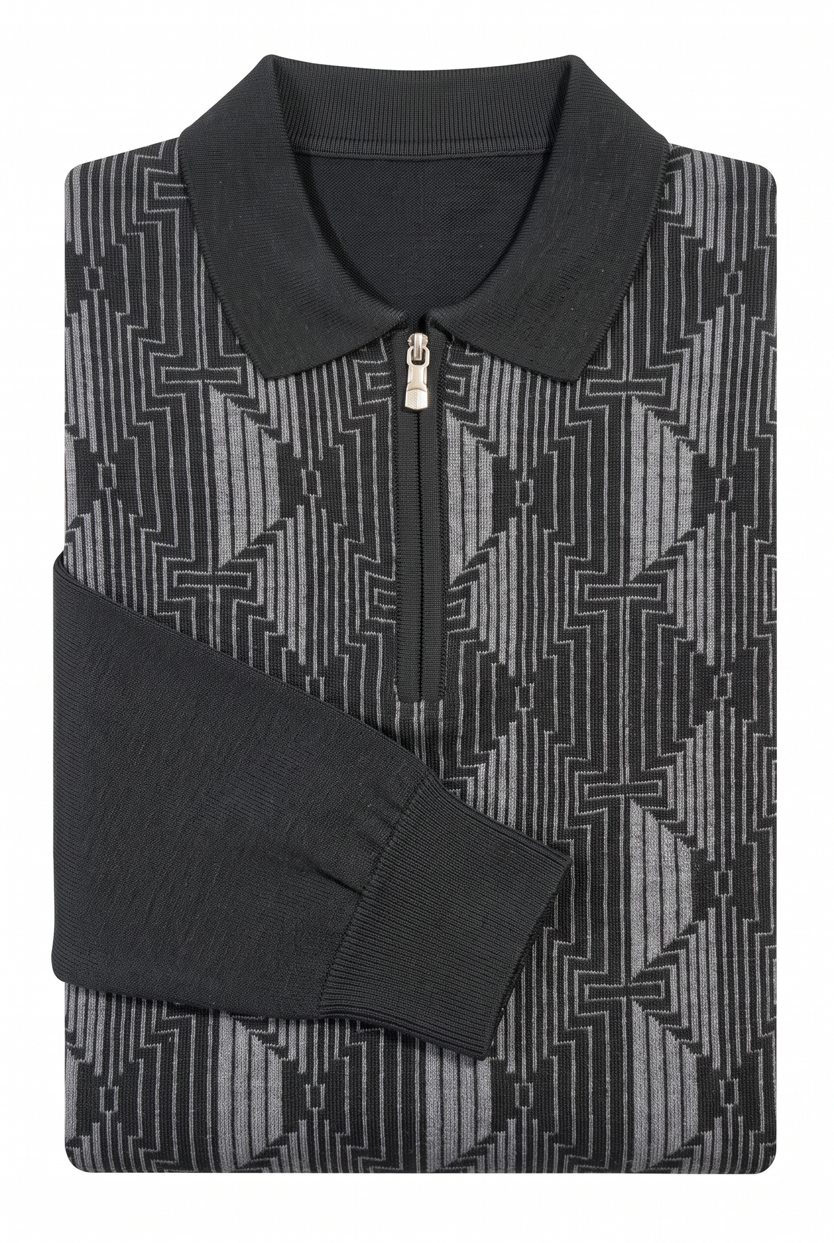 [39815-40-101] WOOL BLEND LS POLO