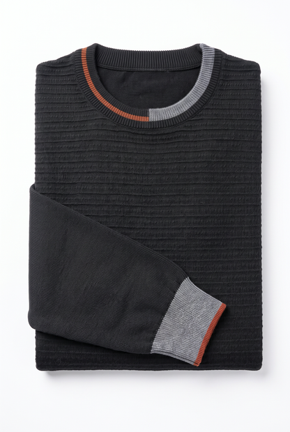 [39813-30-101] WOOL BLEND LS CREWNECK