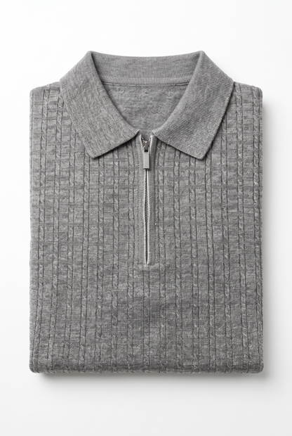 [32093-40-912] CASHMERE BLEND LS POLO