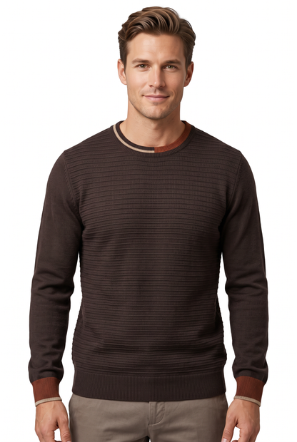 [39813-30-104] WOOL BLEND LS CREWNECK