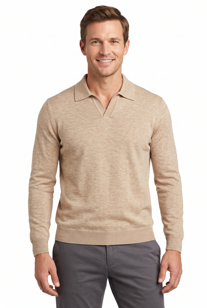 [32090-40-218] CASHMERE BLEND LS JOHNNY COLLAR
