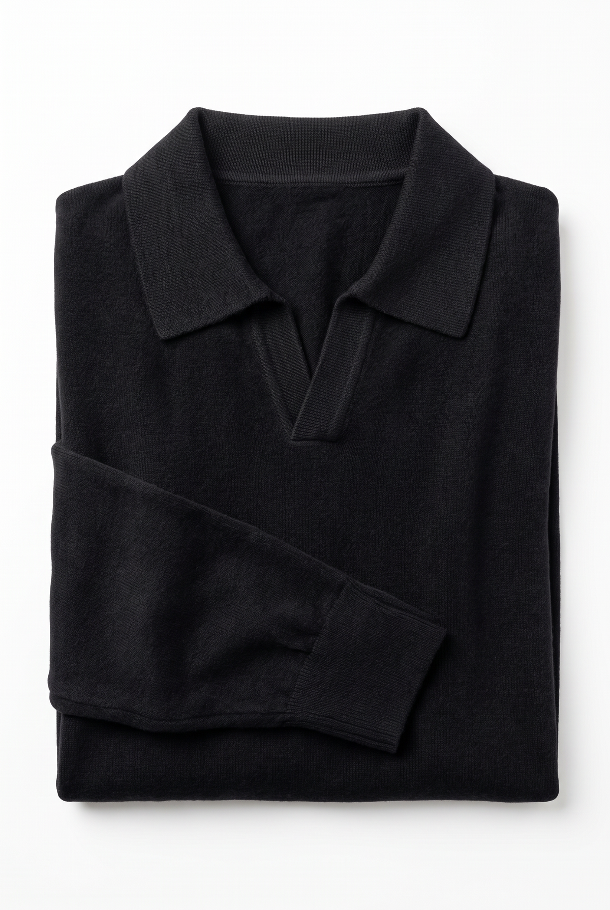 [32090-40-101] CASHMERE BLEND LS JOHNNY COLLAR