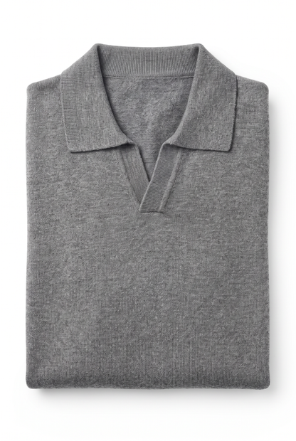 [32090-40-912] CASHMERE BLEND LS JOHNNY COLLAR