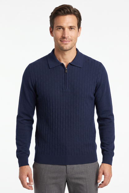 [32081-40-102] CASHMERE BLEND LS POLO