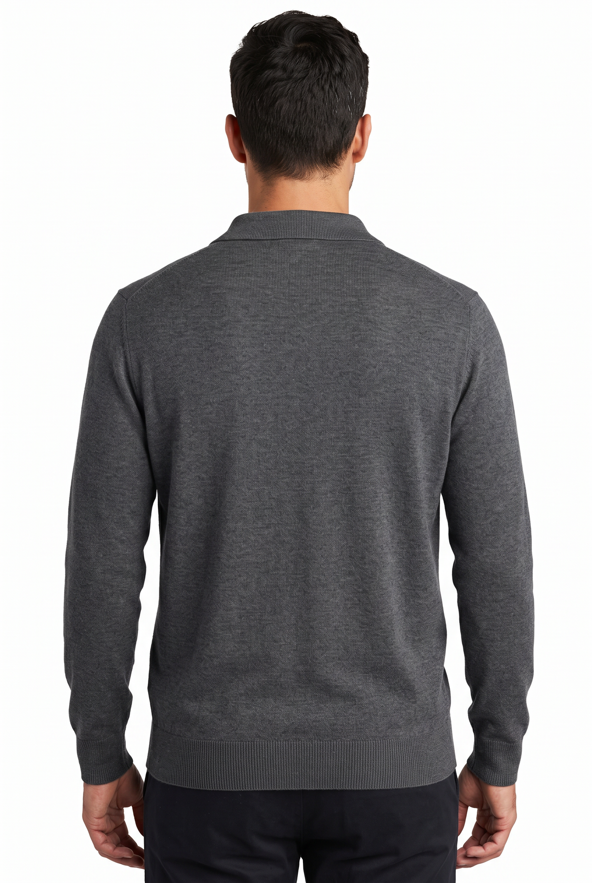 [32090-40-103] CASHMERE BLEND LS JOHNNY COLLAR
