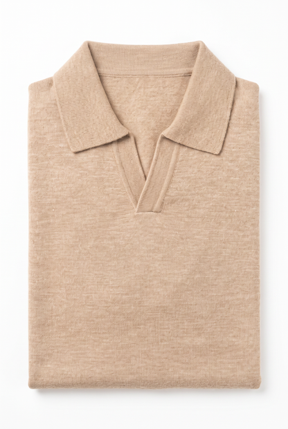 [32090-40-218] CASHMERE BLEND LS JOHNNY COLLAR