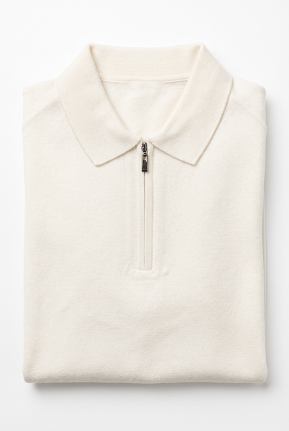 [32091-40-108] CASHMERE BLEND LS POLO