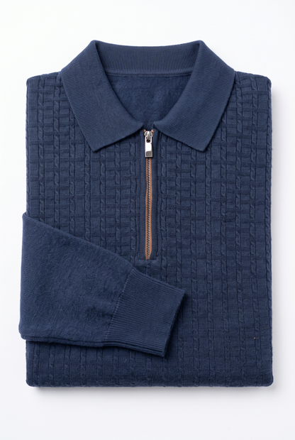 [32093-40-102] CASHMERE BLEND LS POLO