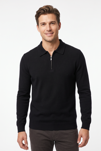 [32091-40-101] CASHMERE BLEND LS POLO