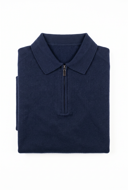 [32091-40-102] CASHMERE BLEND LS POLO