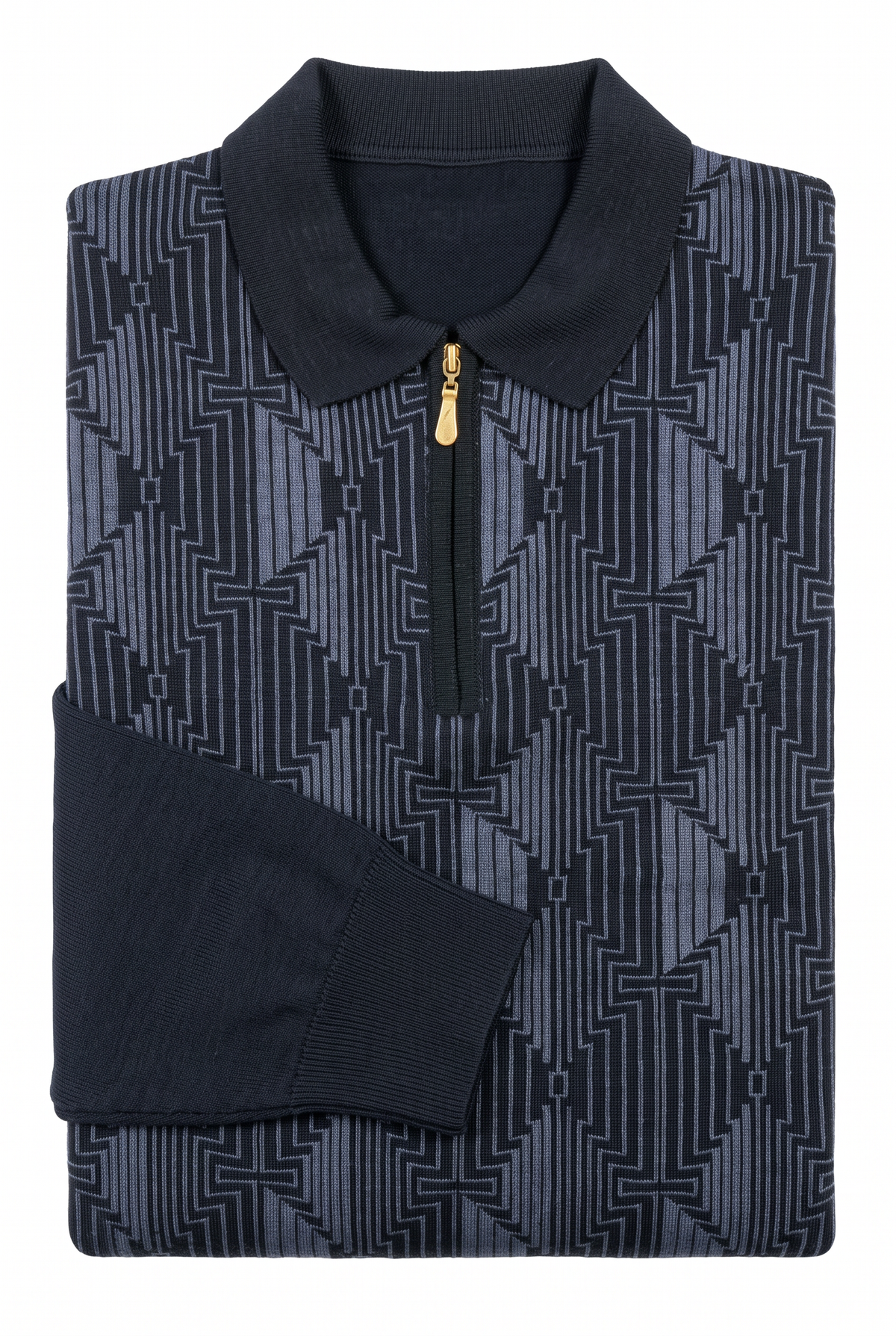 [39815-40-102] WOOL BLEND LS POLO