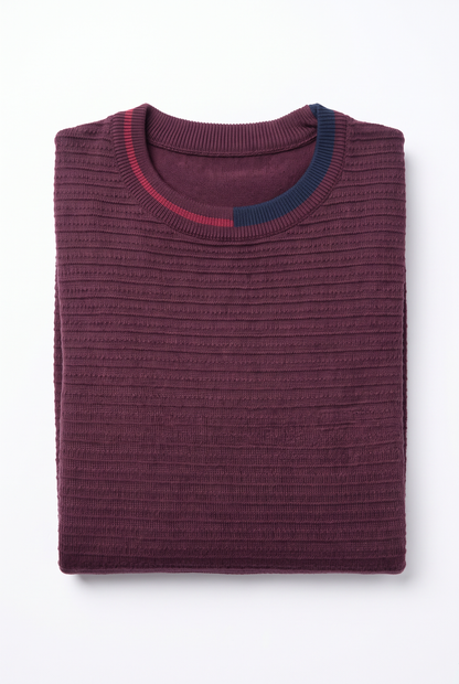 [39813-30-118] WOOL BLEND LS CREWNECK