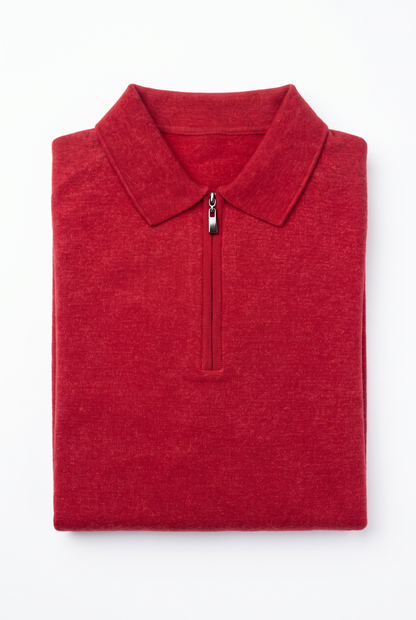 [32091-40-121] CASHMERE BLEND LS POLO