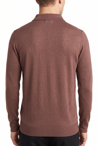 [32092-40-991] CASHMERE BLEND LS POLO