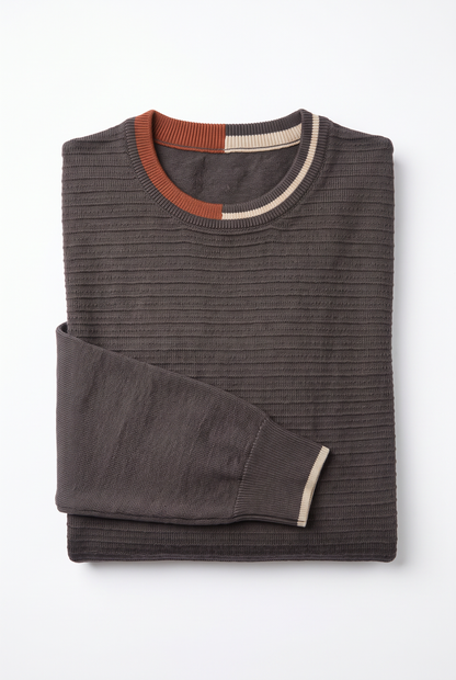 [39813-30-104] WOOL BLEND LS CREWNECK