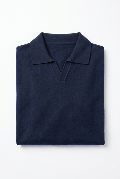 [32090-40-102] CASHMERE BLEND LS JOHNNY COLLAR