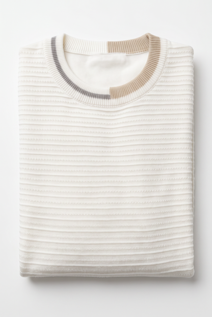 [39813-30-108] WOOL BLEND LS CREWNECK