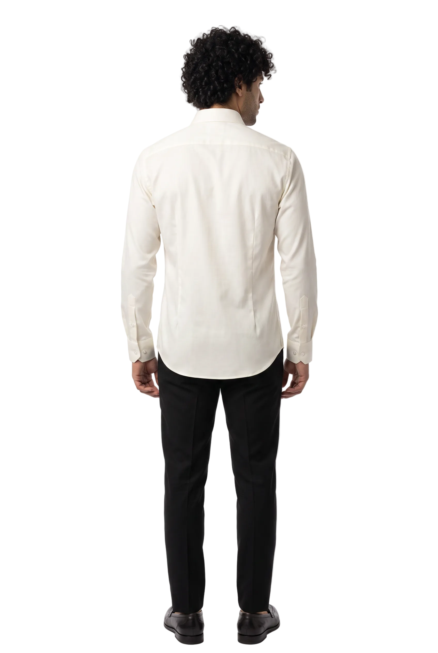 [41784-ECRU] Z SOLID DRESS SHIRT