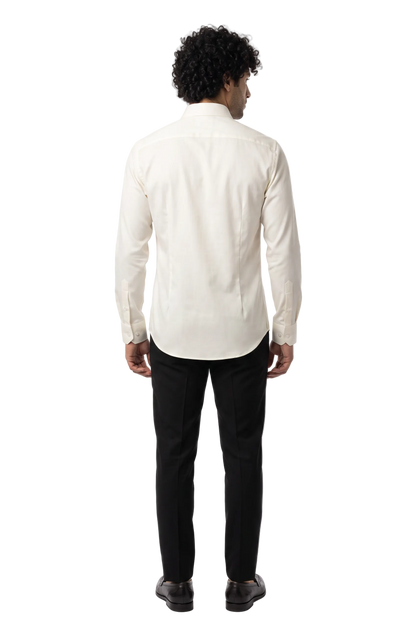 [41784-ECRU] Z SOLID DRESS SHIRT