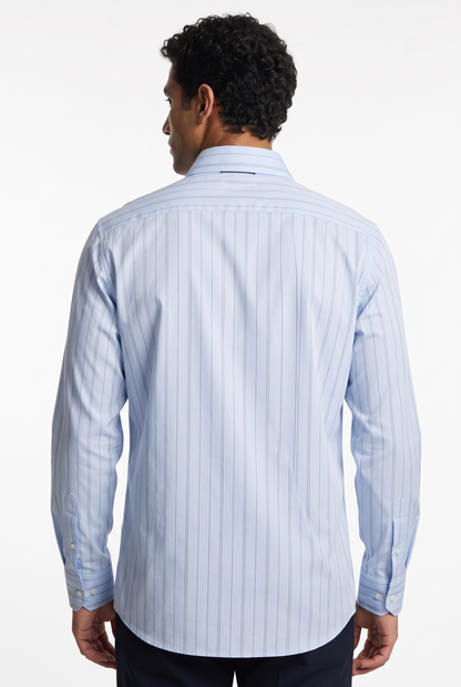 [48025-4] LS TONAL SHADOW STRIPE SHIRT