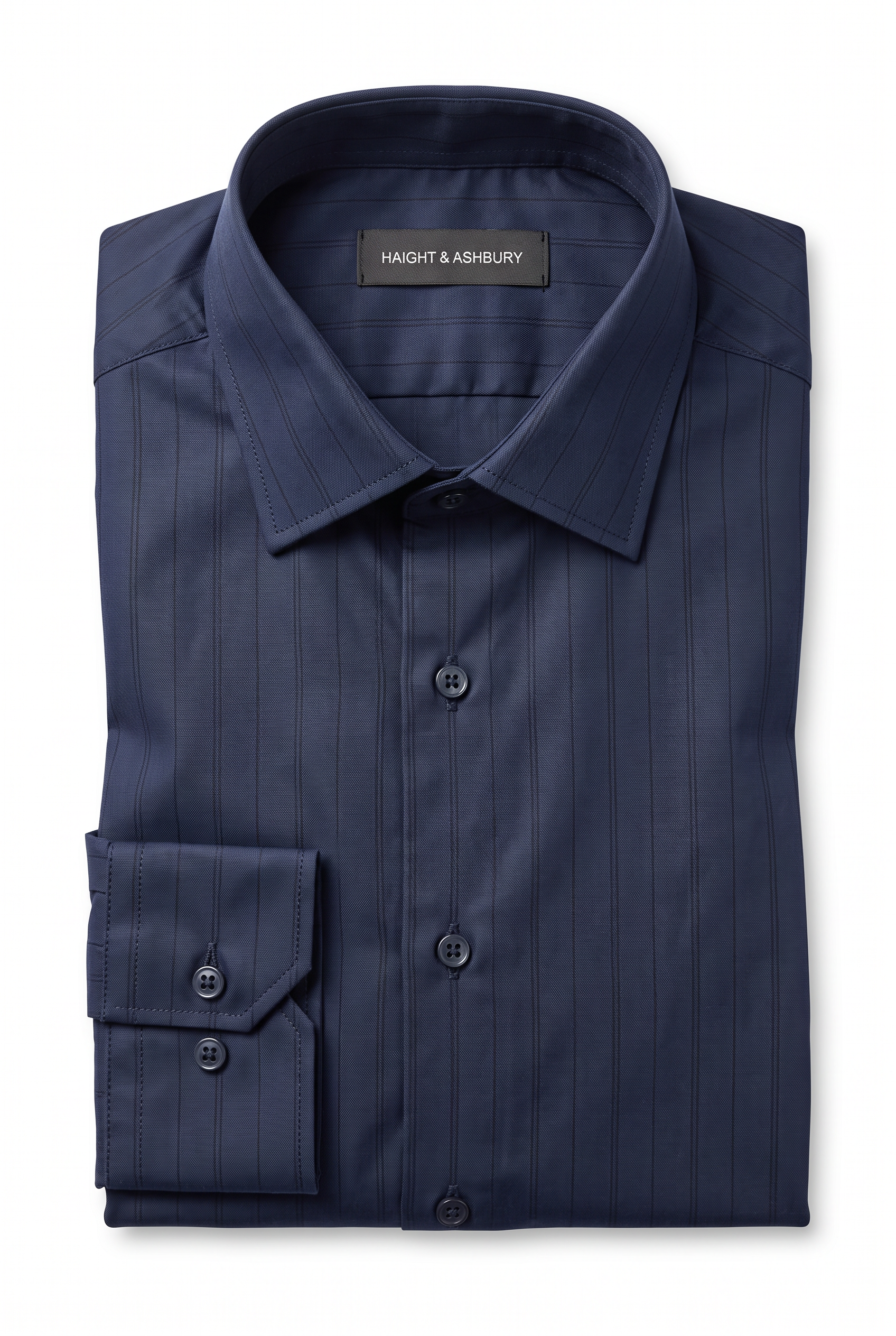 [48025-27] LS TONAL SHADOW STRIPE SHIRT