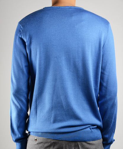 DT Wave Texture Crewneck Ls