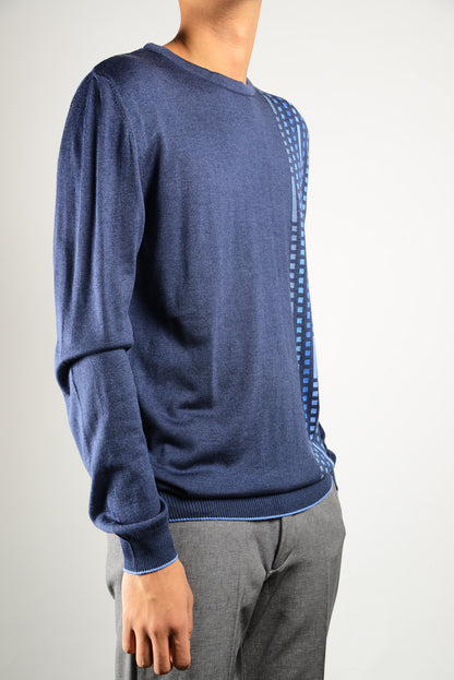 DT Lux Offset Tread Crewneck Ls