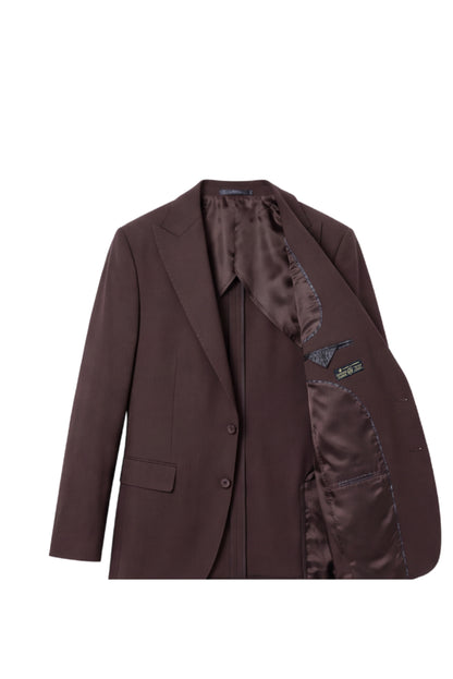 [ATLAS BROWN1231] ATLAS SB STRETCH BLAZER