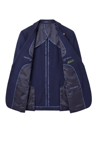 [ATLAS NAVY192] ATLAS SB STRETCH BLAZER