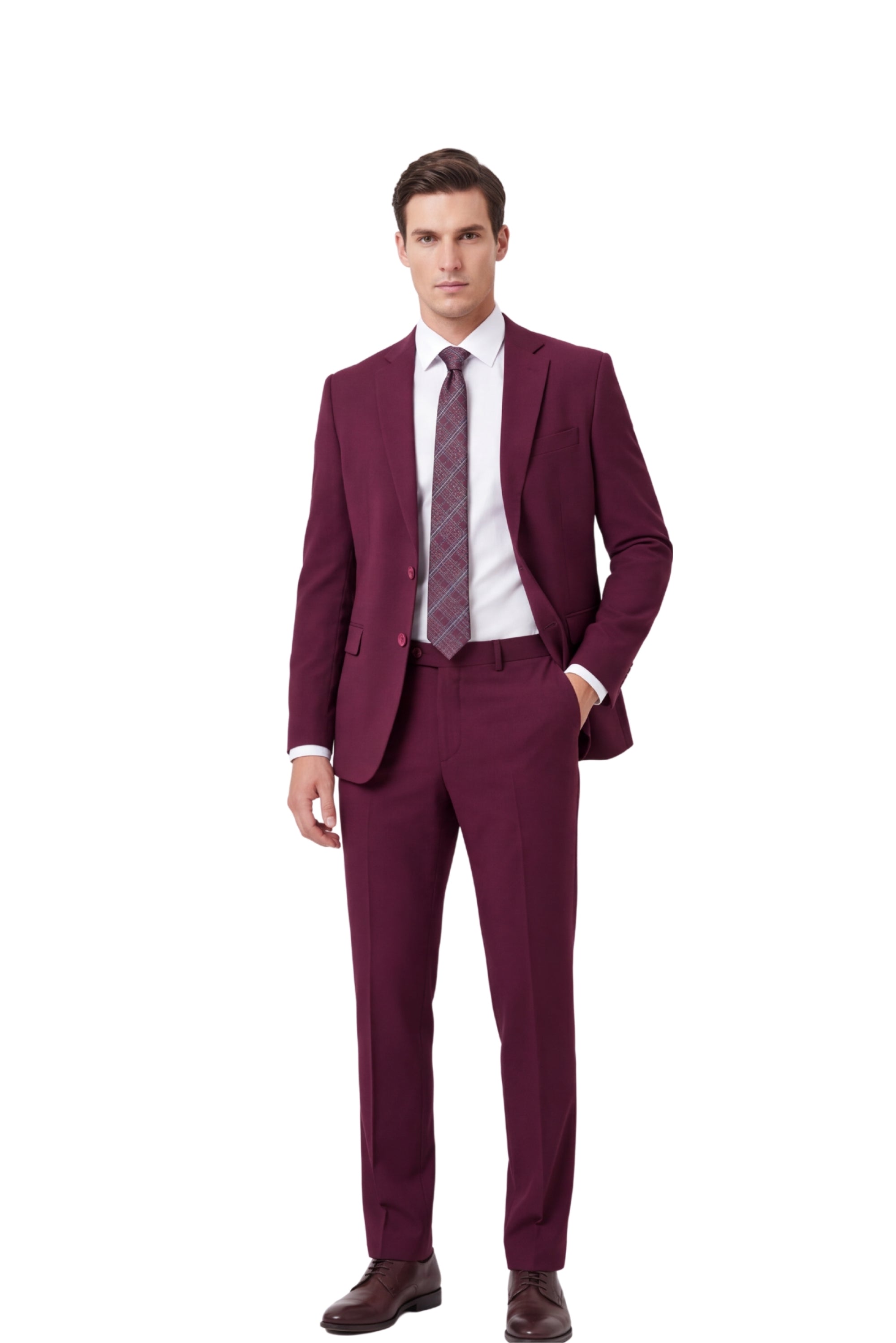 [ATLAS BURG1496] ATLAS SB STRETCH BLAZER