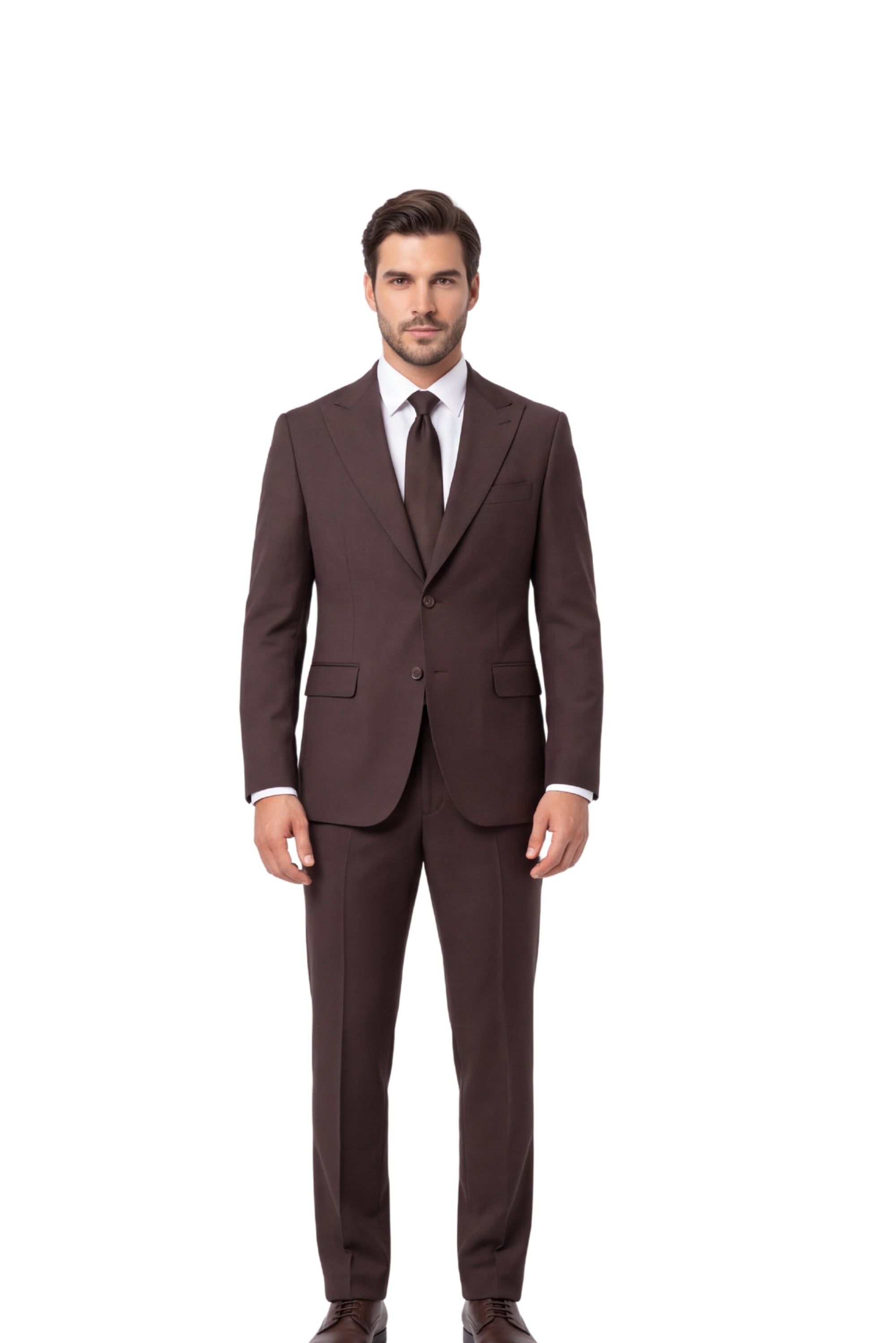 [ATLAS BROWN1231] ATLAS SB STRETCH BLAZER