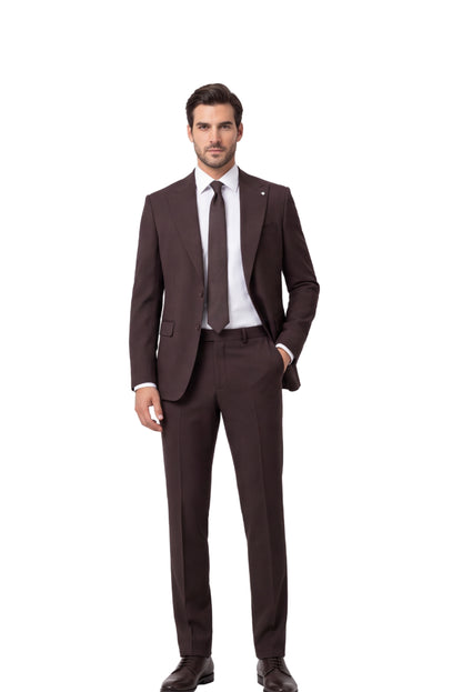 [ATLAS BROWN1231] ATLAS SB STRETCH BLAZER