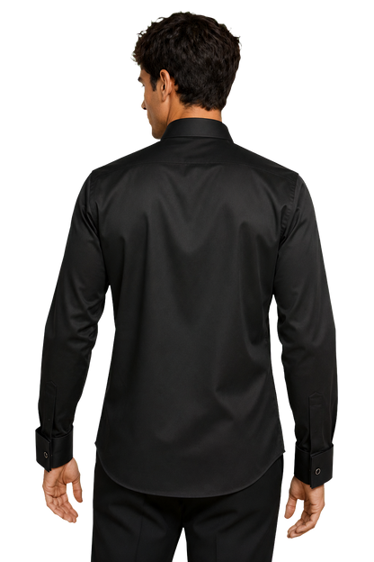 [40154-SIYAH] Z TUXEDO SHIRT