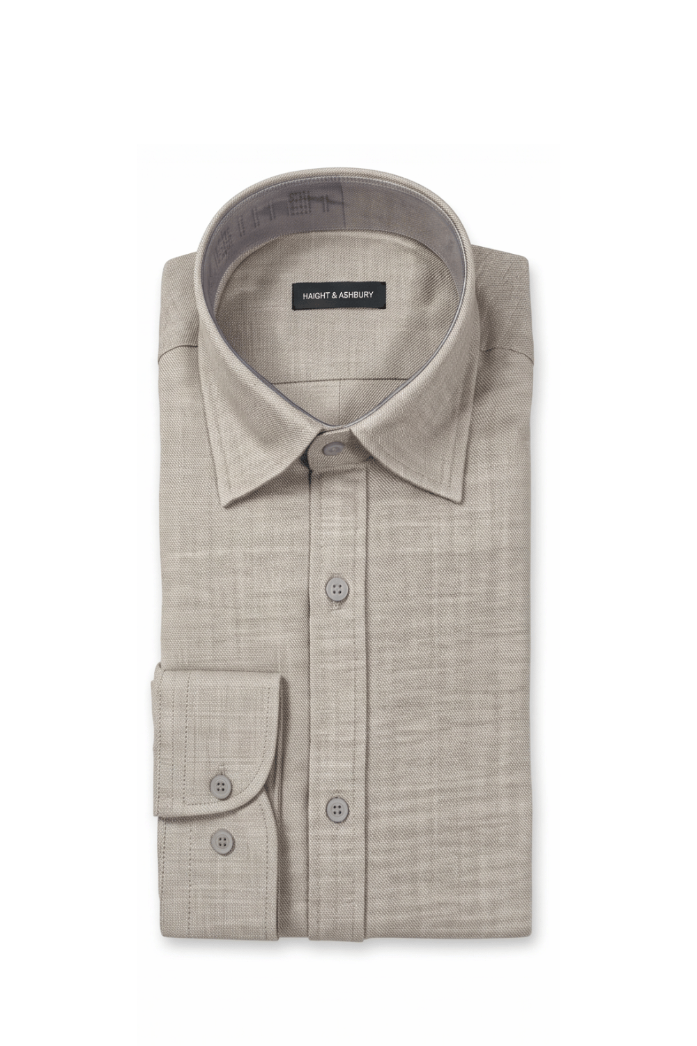 [48017-03] LS MICRO CRIMP SHIRT